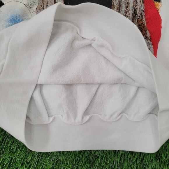 Vintage 90s Native-American Sweatshirt Womens Large 21x24 White - Picture 15 of 15